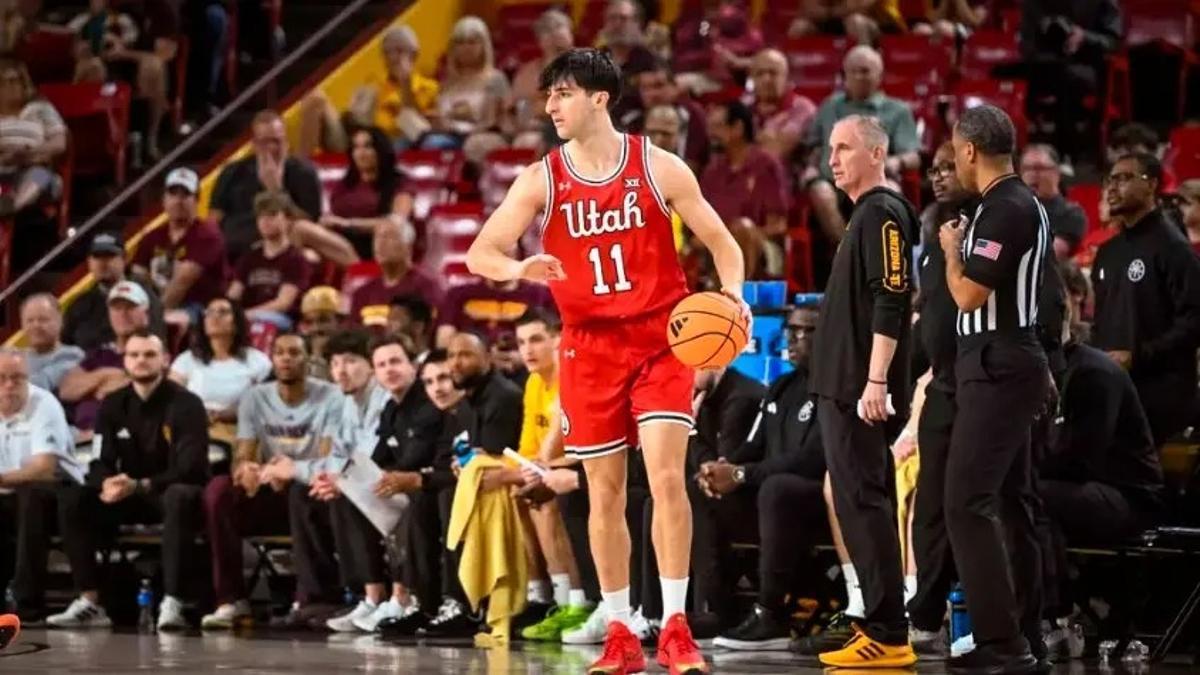 Lucas, durante el partido con Utah