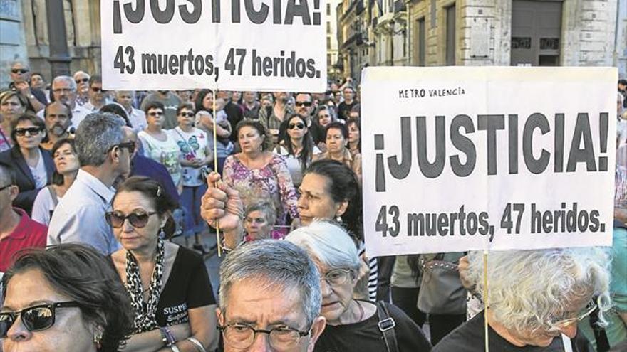 Archivado de nuevo el caso del accidente del metro de Valencia