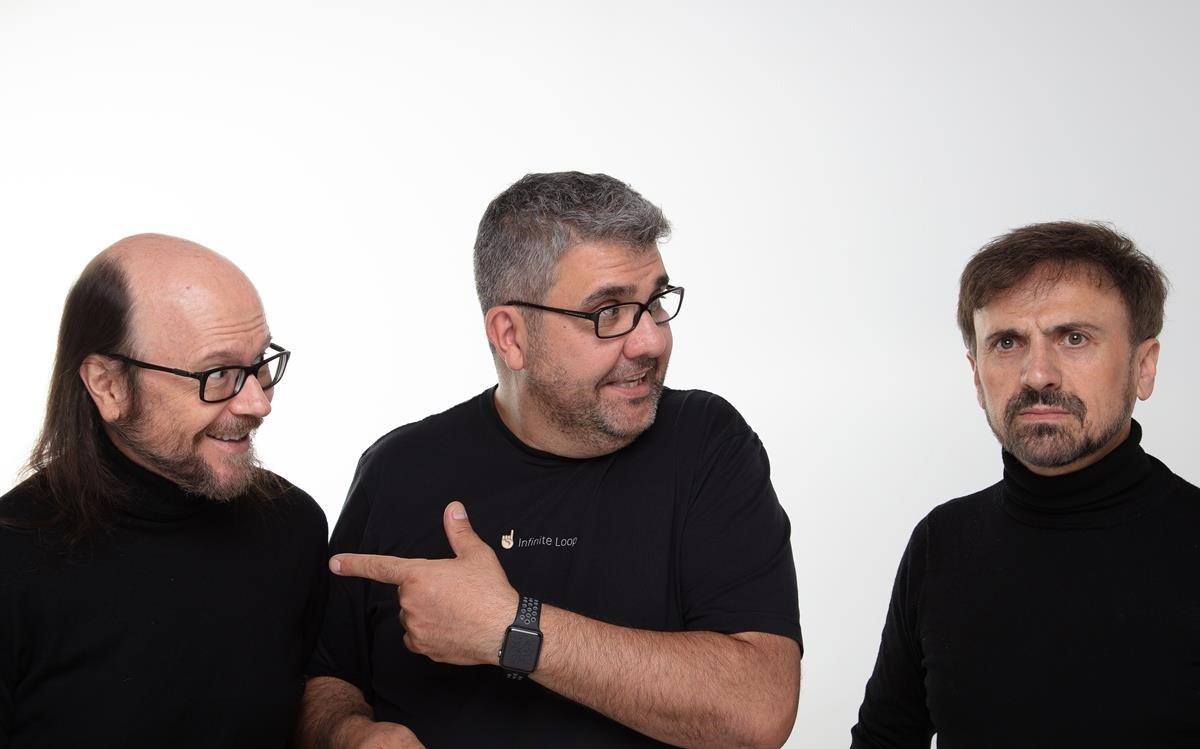 Santiago Segura, Florentino Fernández y José Mota.