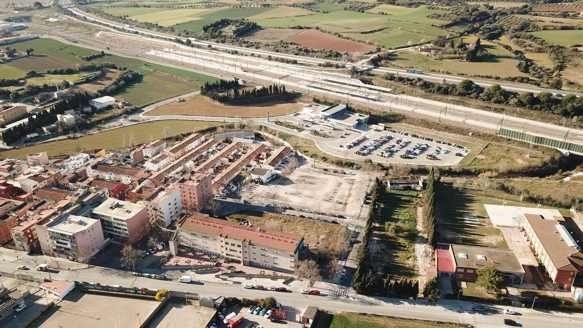 El sector oest de la ciutat de Figueres.