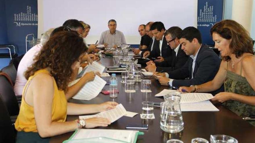 Junta de Gobierno en la Diputación Provincial de Málaga.