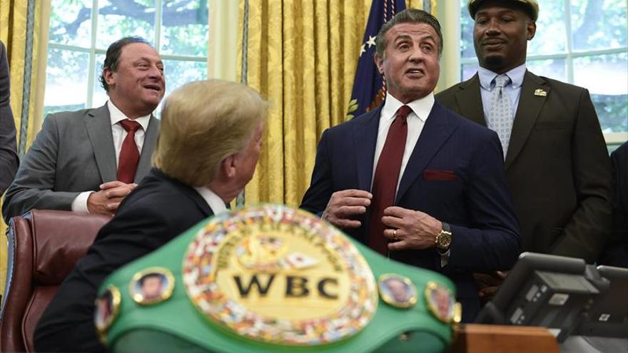 Stallone, Trump y ‘el Gigante de Galveston’