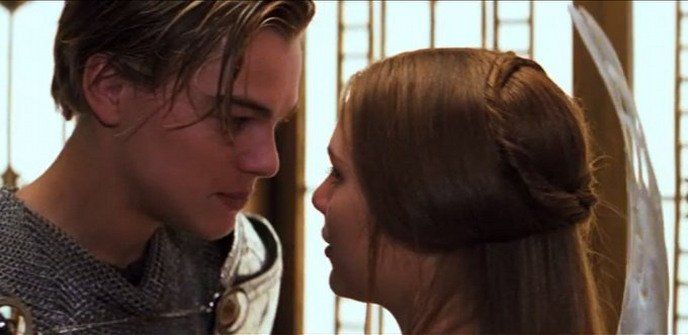 Leonardo DiCaprio en 'Romeo y Julieta' junto a Claire Danes