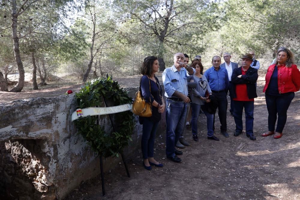 Homenaje a los represaliados del franquismo en Paterna.