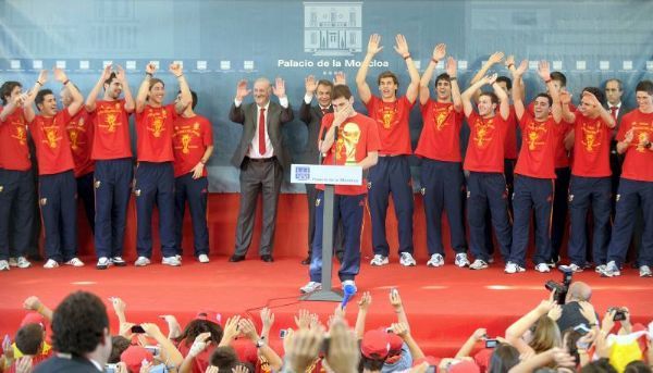 Celebraciones de 'La Roja' en Madrid