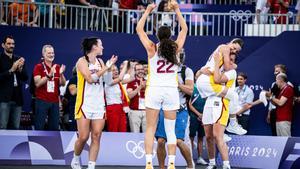 Histórica participación del equipo femenino español de basket 3x3 en los Juegos Olímpicos de París