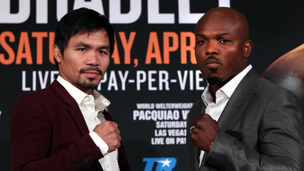 Pacquiao y Bradley se enfrentarán el 9 de abril