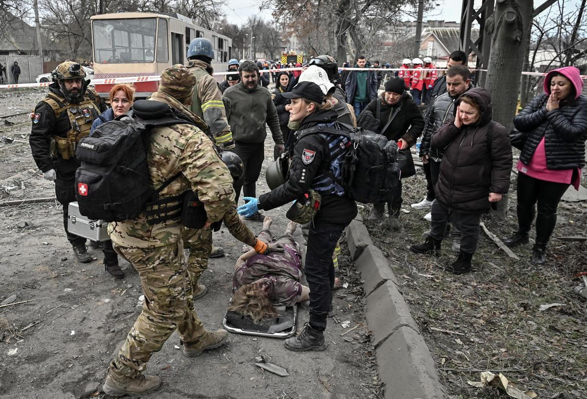 Ataque ruso con misiles sobre Zaporiyia