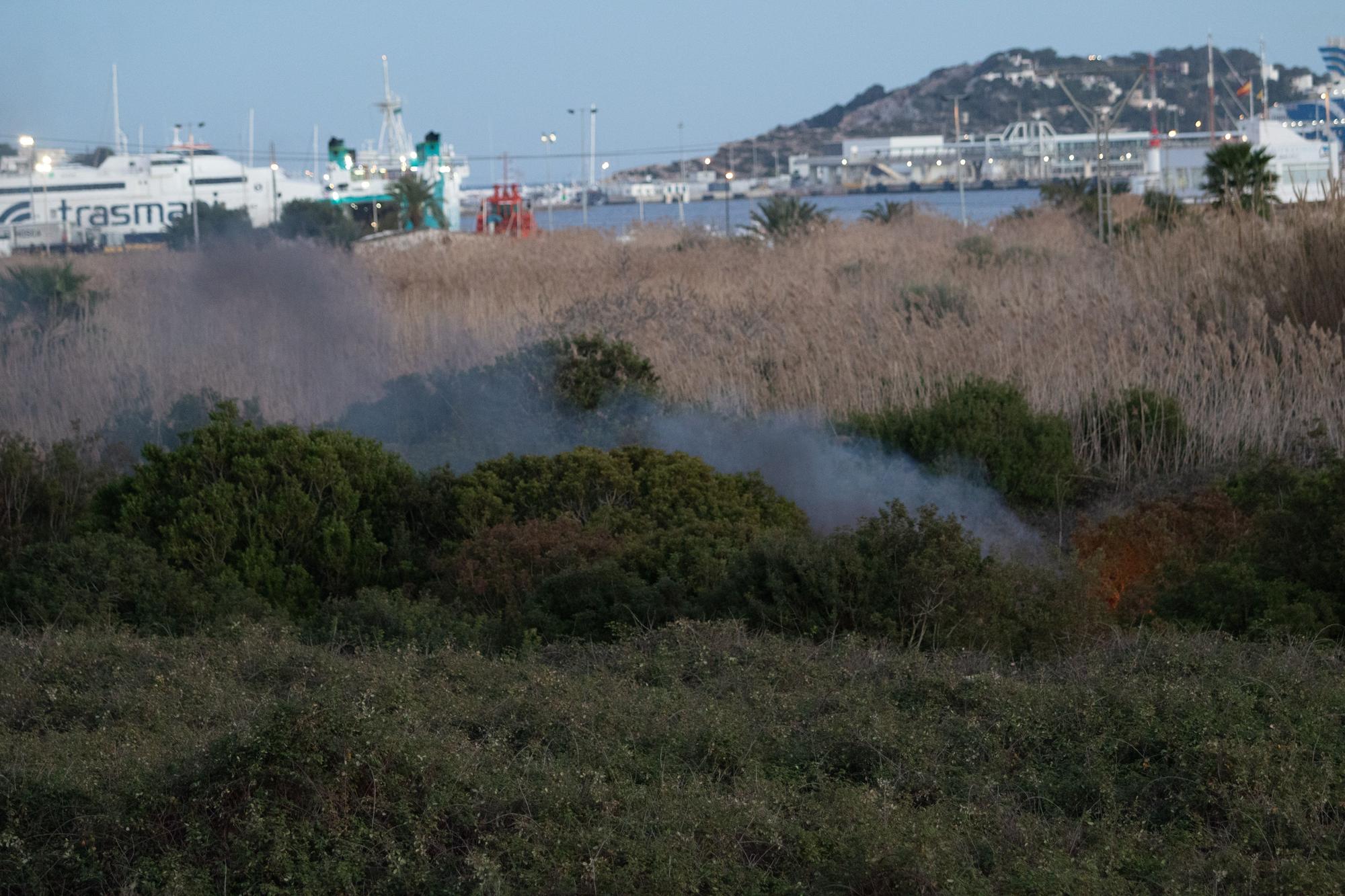 Conato de incendio en ses Feixes de Ibiza