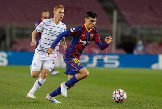 Imágenes del partido del FC barcelona ante el Dinamo de Kiev, de Liga de Campeones que se disputa en el Camp Nou.