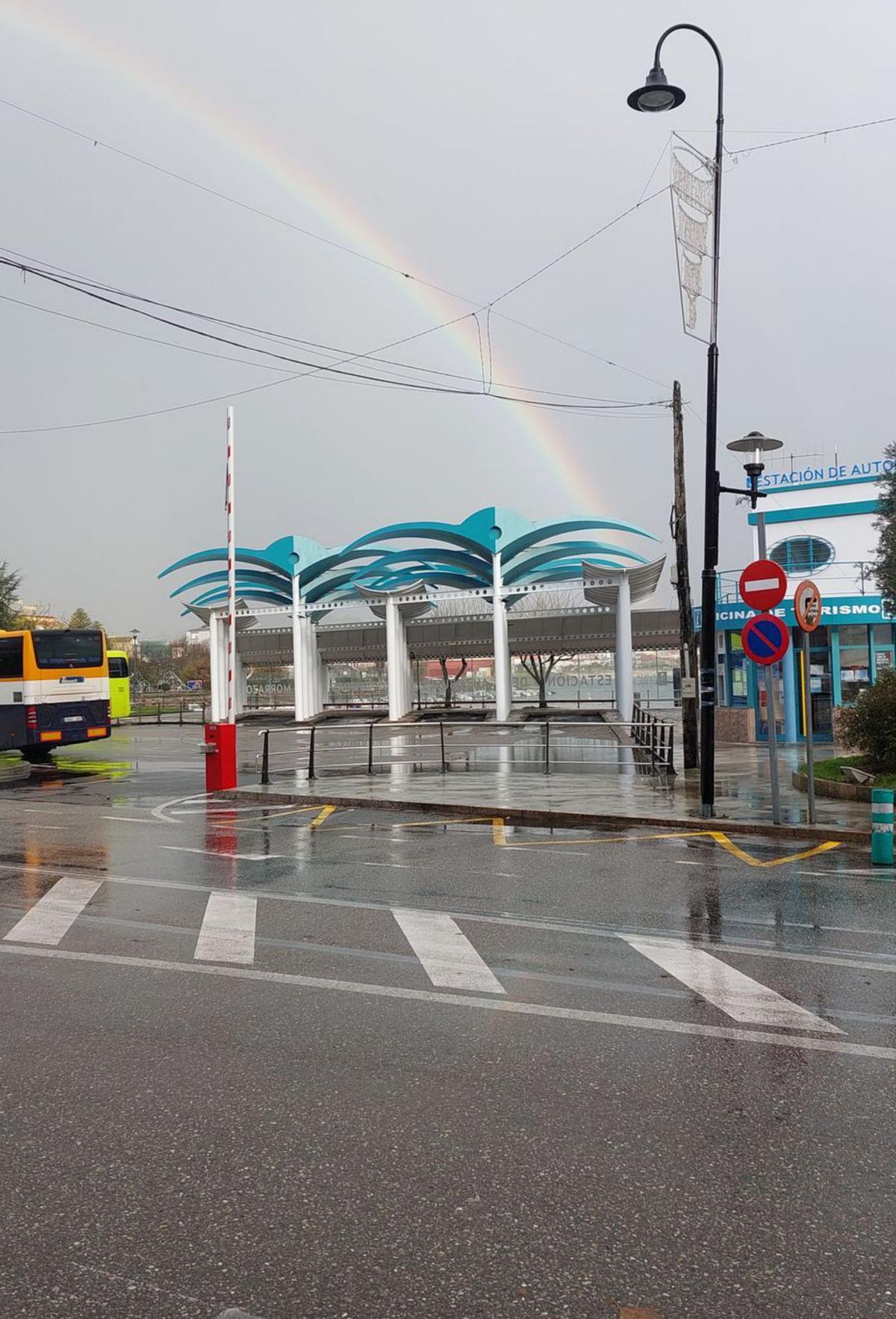 La nueva estación intermodal de Vigo empezará a recibir los autobuses desde mañana.   | // ALBA VILLAR