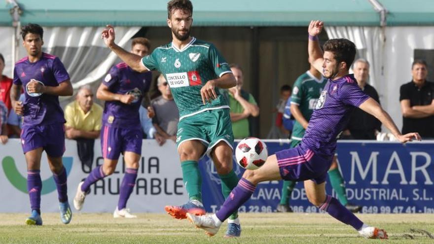 Jacobo Trigo, autor del gol del Coruxo.