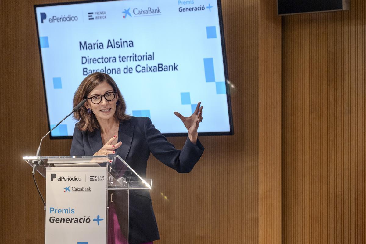 Maria Alsina, directora territorial de CaixaBank en Barcelona.