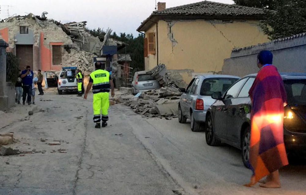 Un terratrèmol de 6,2 graus al centre d'Itàlia