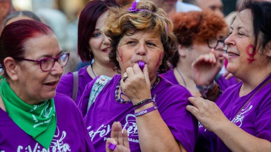 Concentración en Valencia contra la violencia machista