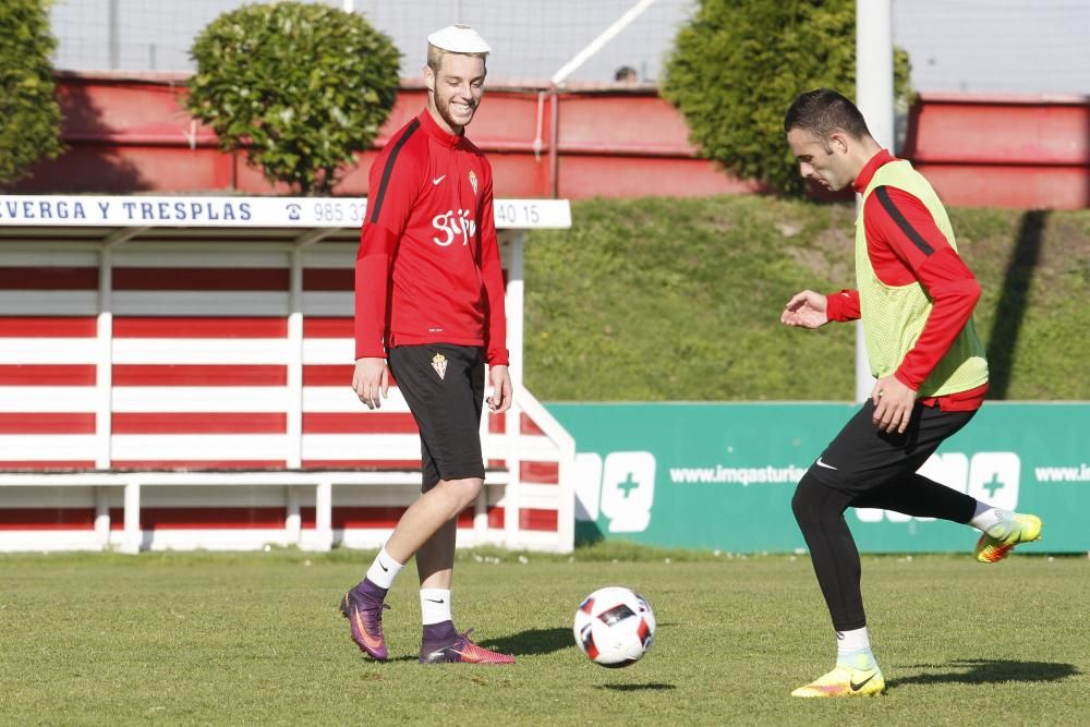 Entrenamiento del Sporting