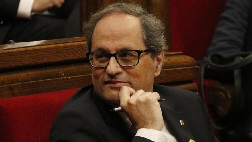 Torra advierte a Sánchez de que no habrá rendición independentista