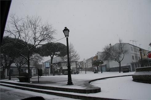 Nieve en el norte de Extremadura