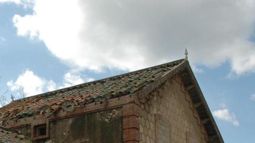 Vista de la antigua estación.