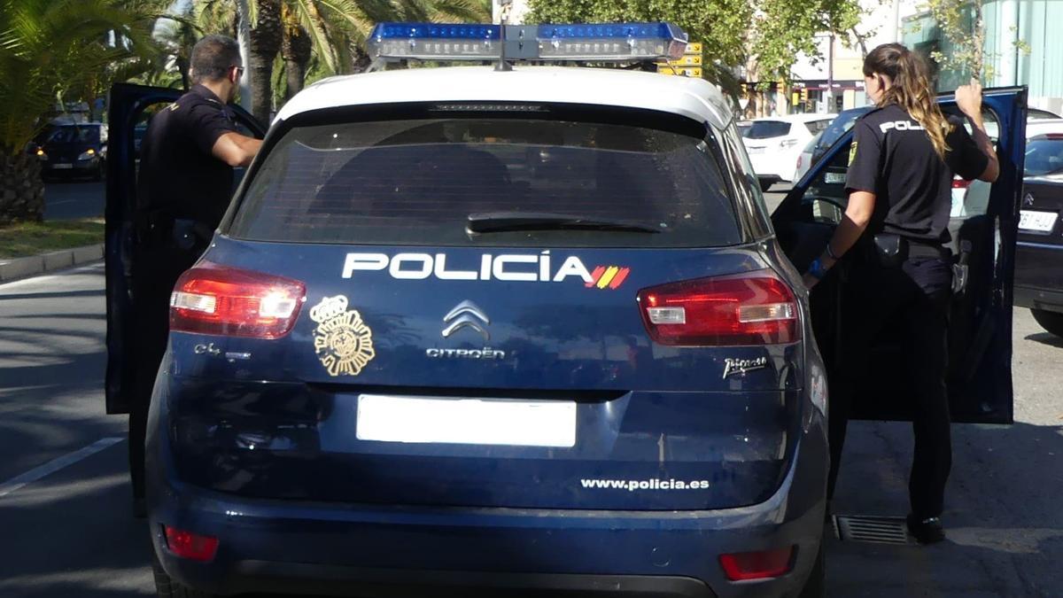 Coche de la Policía Nacional.