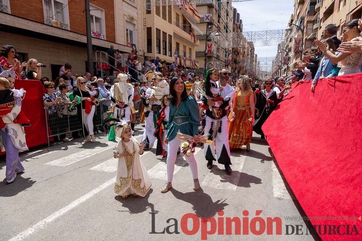 Desfile infantil del Bando Moro en las Fiestas de Caravaca