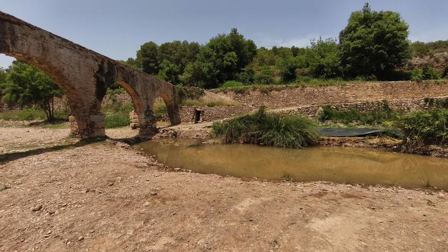 Nou atractiu natural: Alfondeguilla crea un llac d&#039;aigua dolça amb plantes aquàtiques en el paratge del Pont de l’Aigua