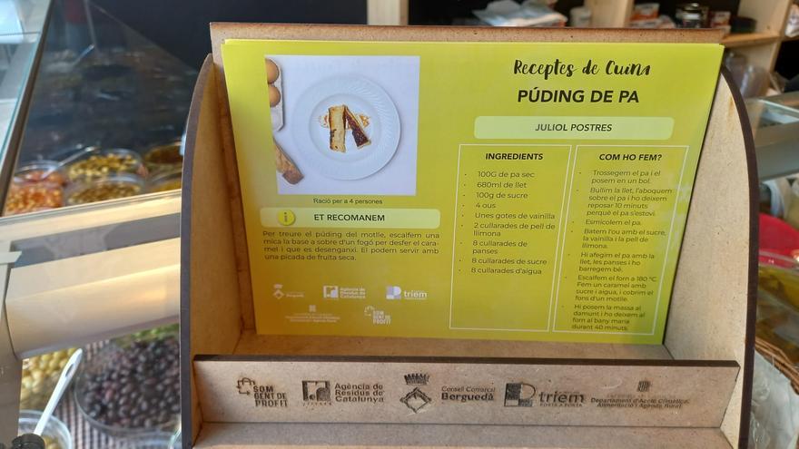 El Berguedà edita fulletons amb receptes per evitar el malbaratament alimentari