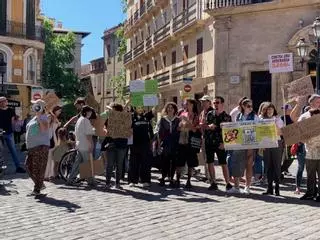 Los caravanistas se manifiestan contra la nueva ordenanza cívica del ayuntamiento de Palma
