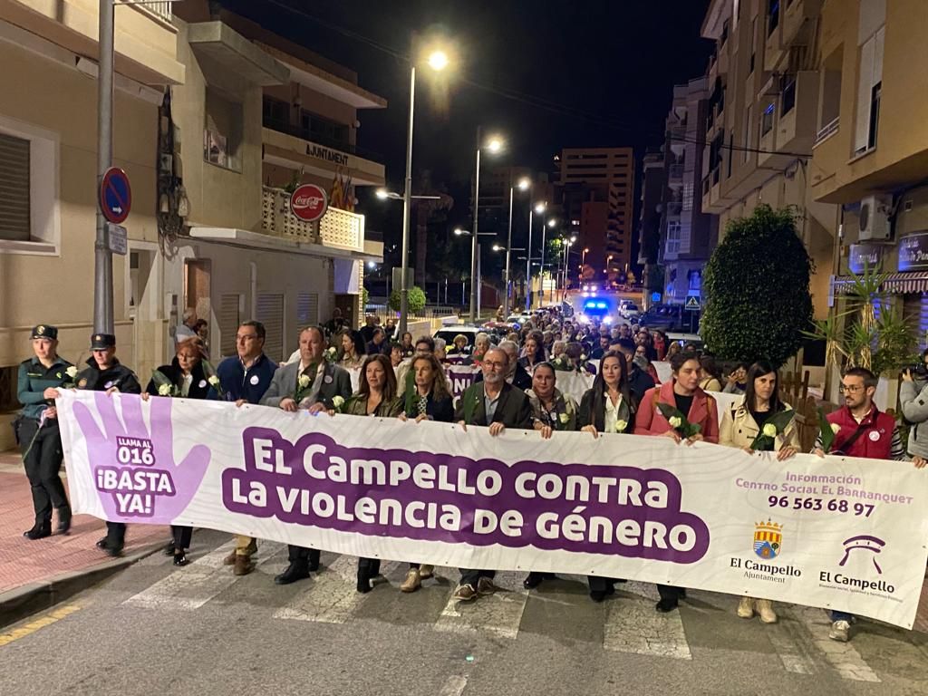 El Campello clama contra la violencia machista