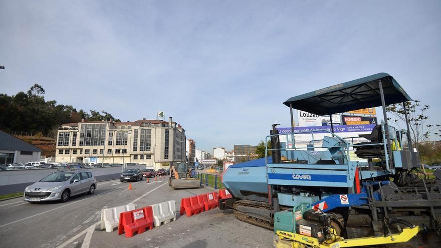 La reforma de la avenida de Vigo entra en su recta final