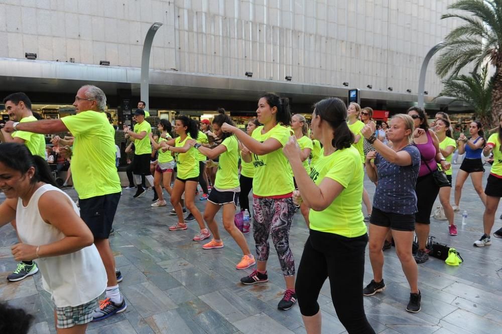 Zumba en la Avenida Libertad