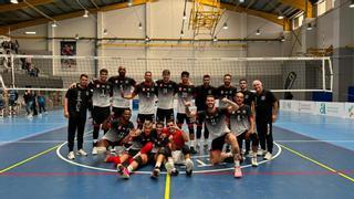El Club Voleibol San Roque gana la primera batalla por la permanencia ante Villena Petrer