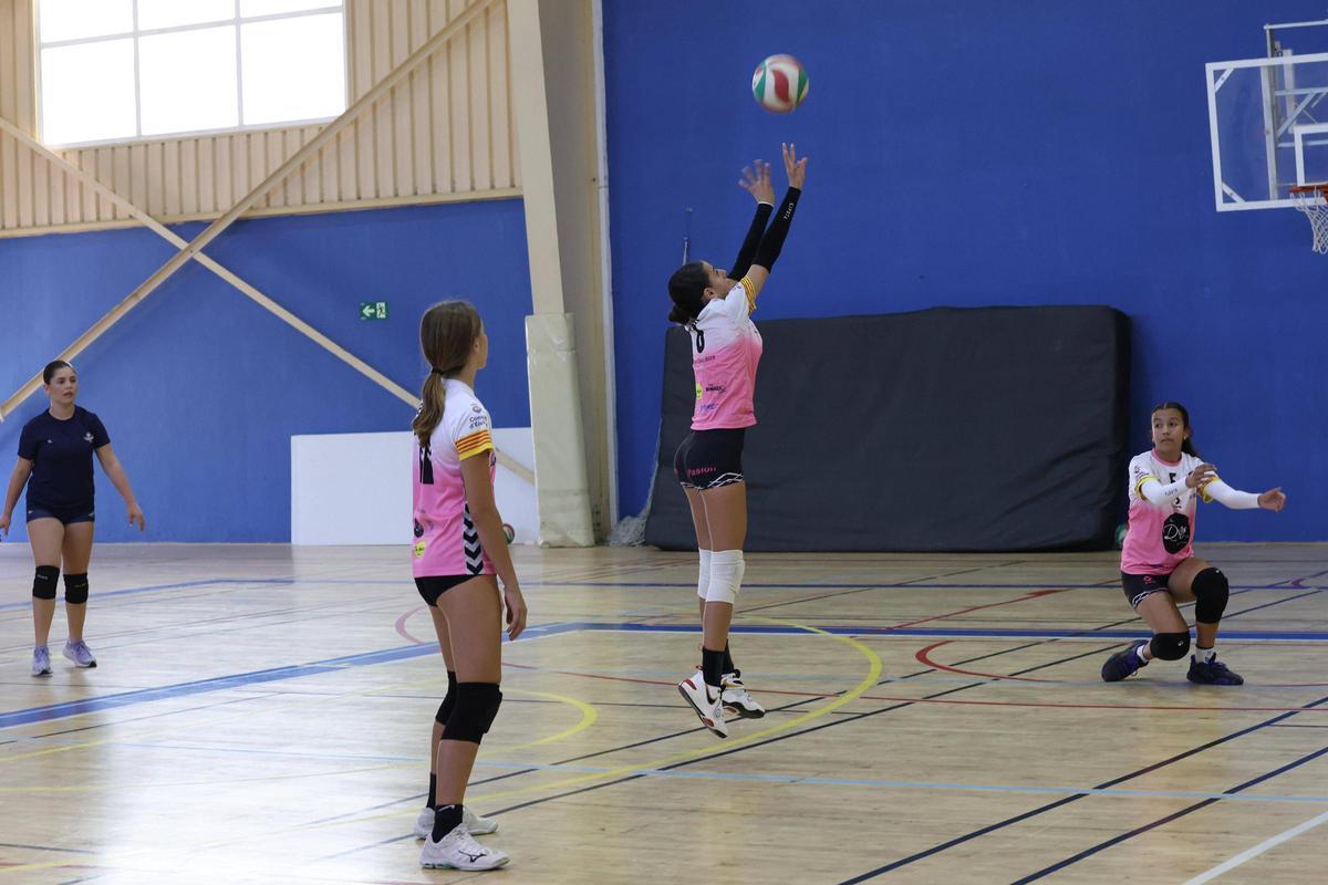 Todas las imágenes de las jornadas de tecnificación de vóley en el Polideportivo Es Viver