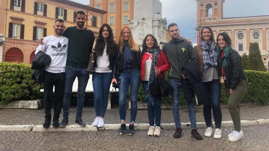 Foto de grup d&#039;alumnes en un programa Erasmus+