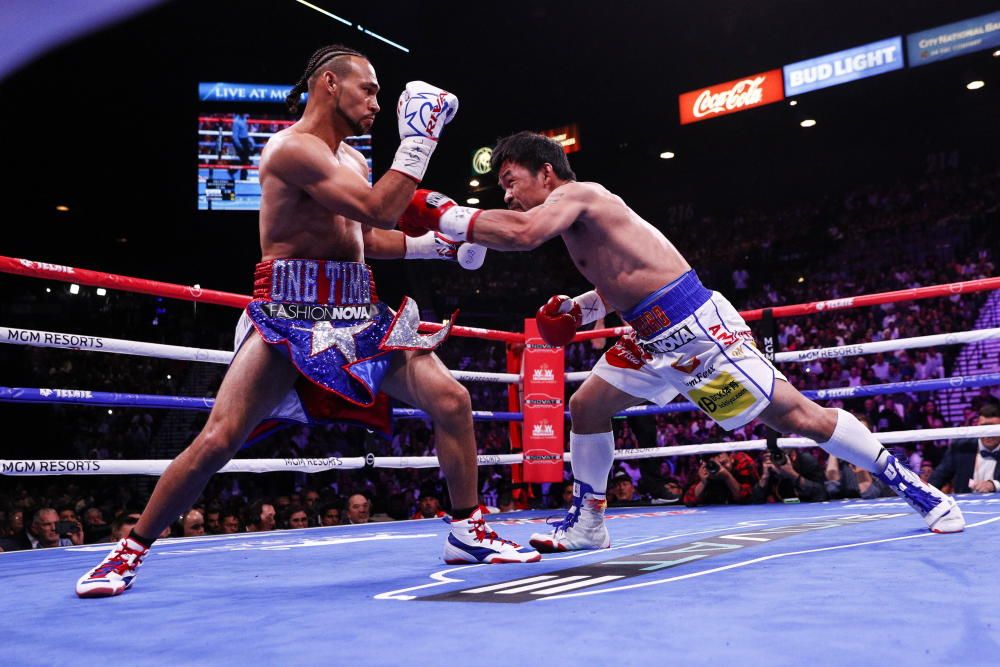 Pacquiao, campeón del mundo ante Keith Thurman