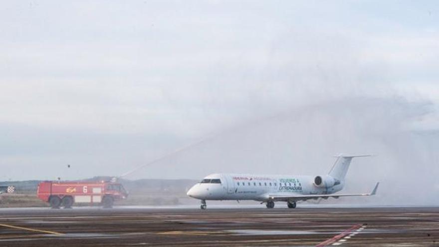 Más de siete horas de retraso en el vuelo Madrid-Badajoz por la niebla