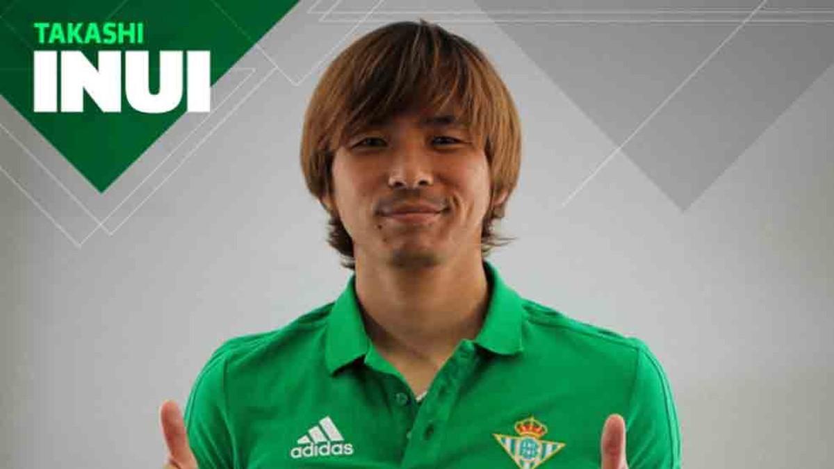 Inui ha fichado por el Betis hasta el 2021