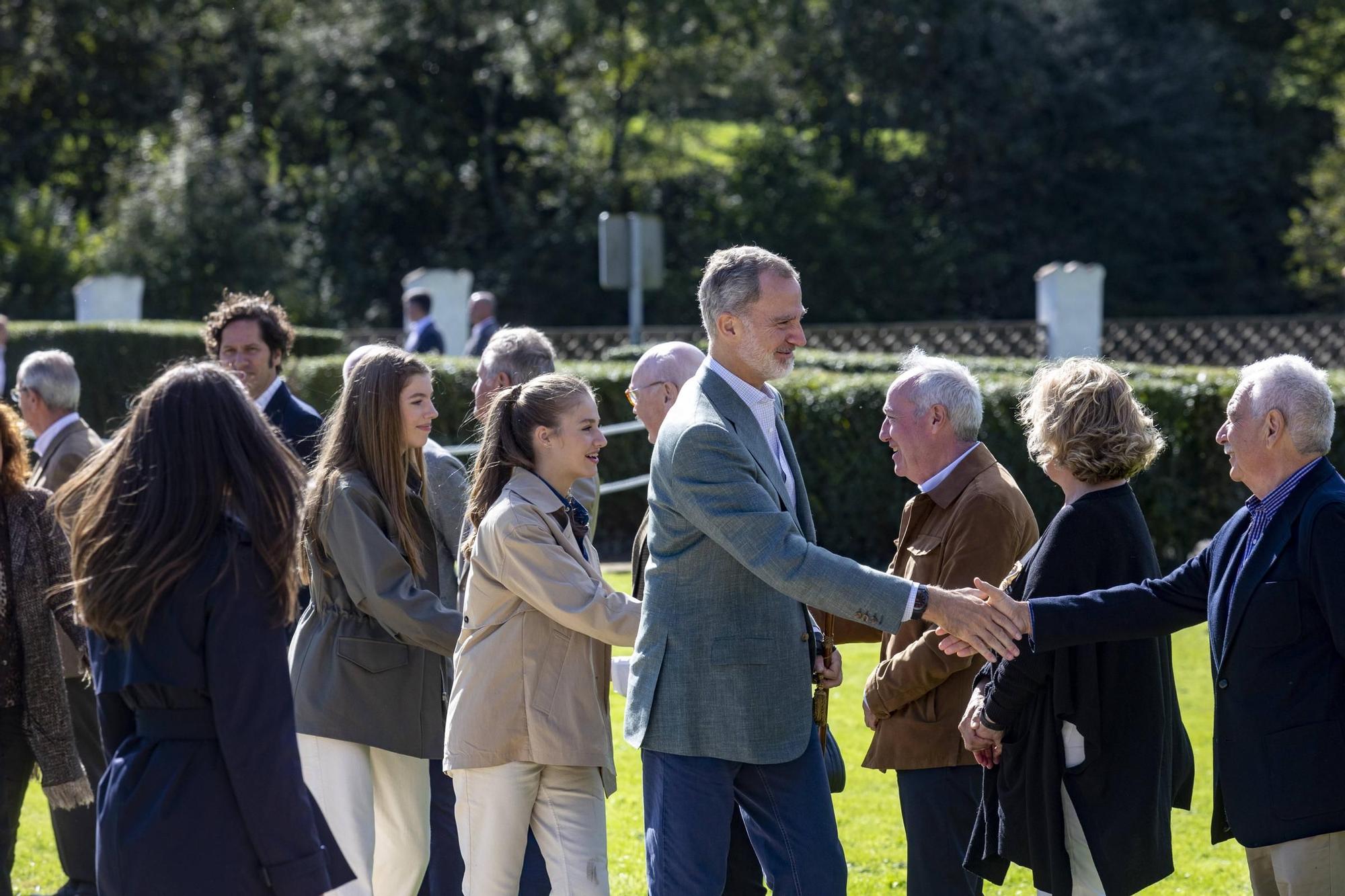 La Familia Real visita Arroes, Peón y Candanal, "Pueblo Ejemplar" 2023