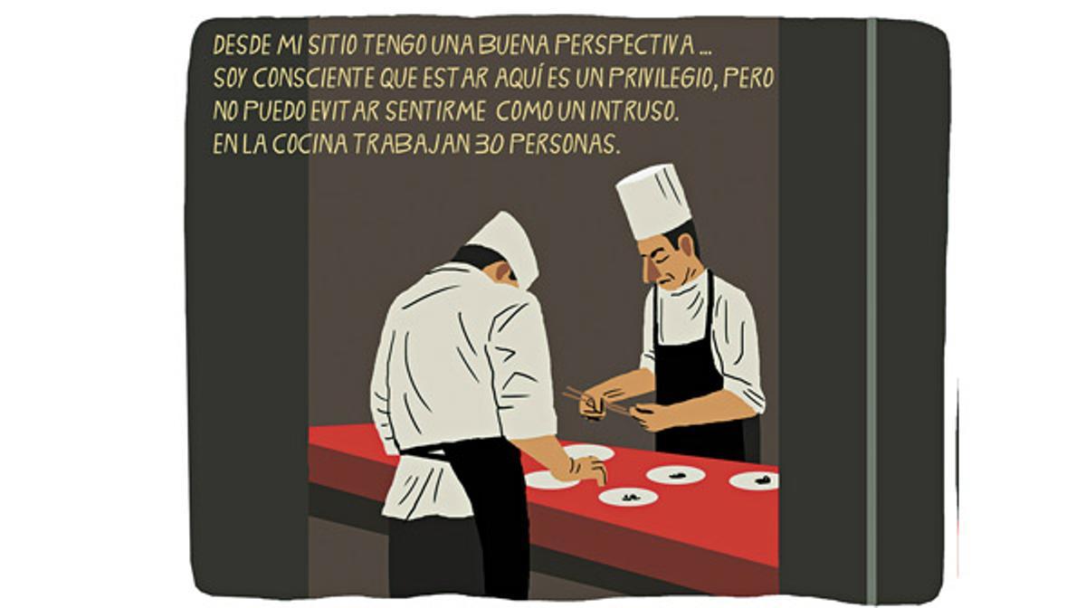 L’il·lustrador Leonard Beard ha portat al còmic l’esperit del restaurant El celler de Can Roca.