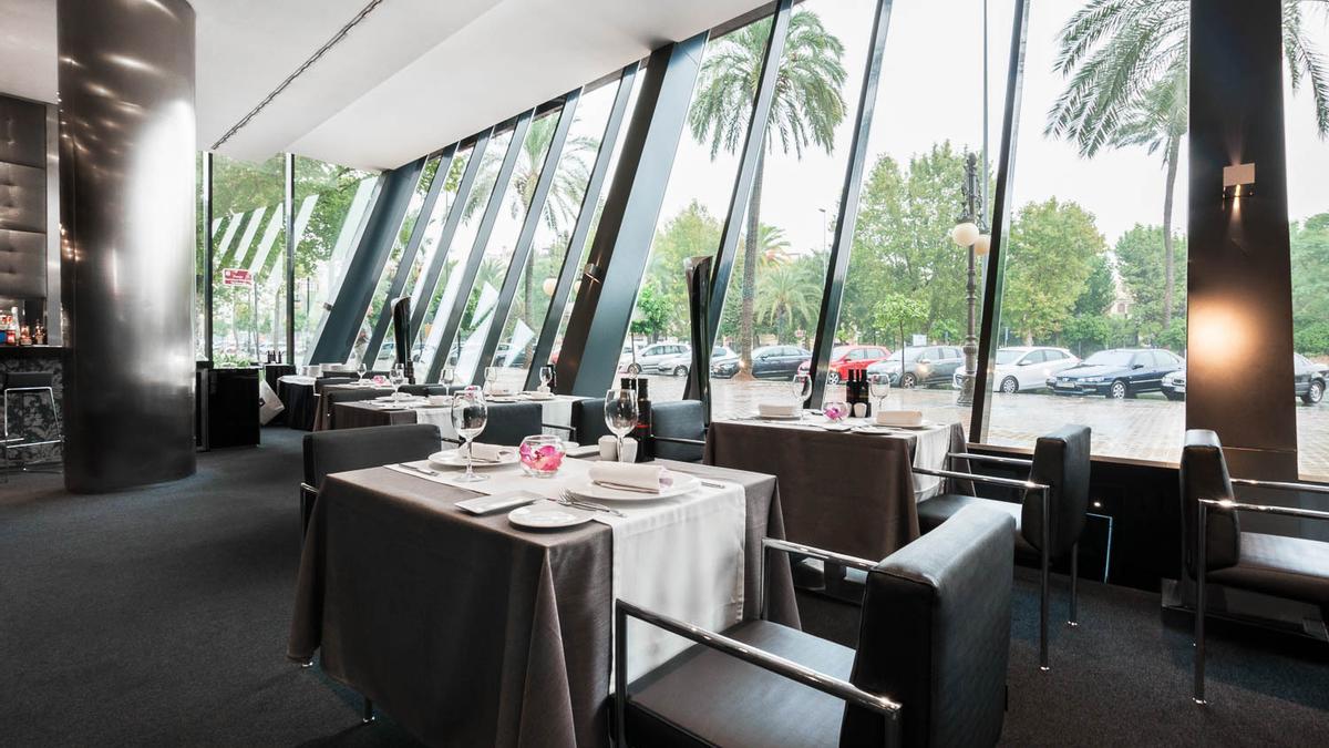 Comedor del Eurostars Palace, en Córdoba.