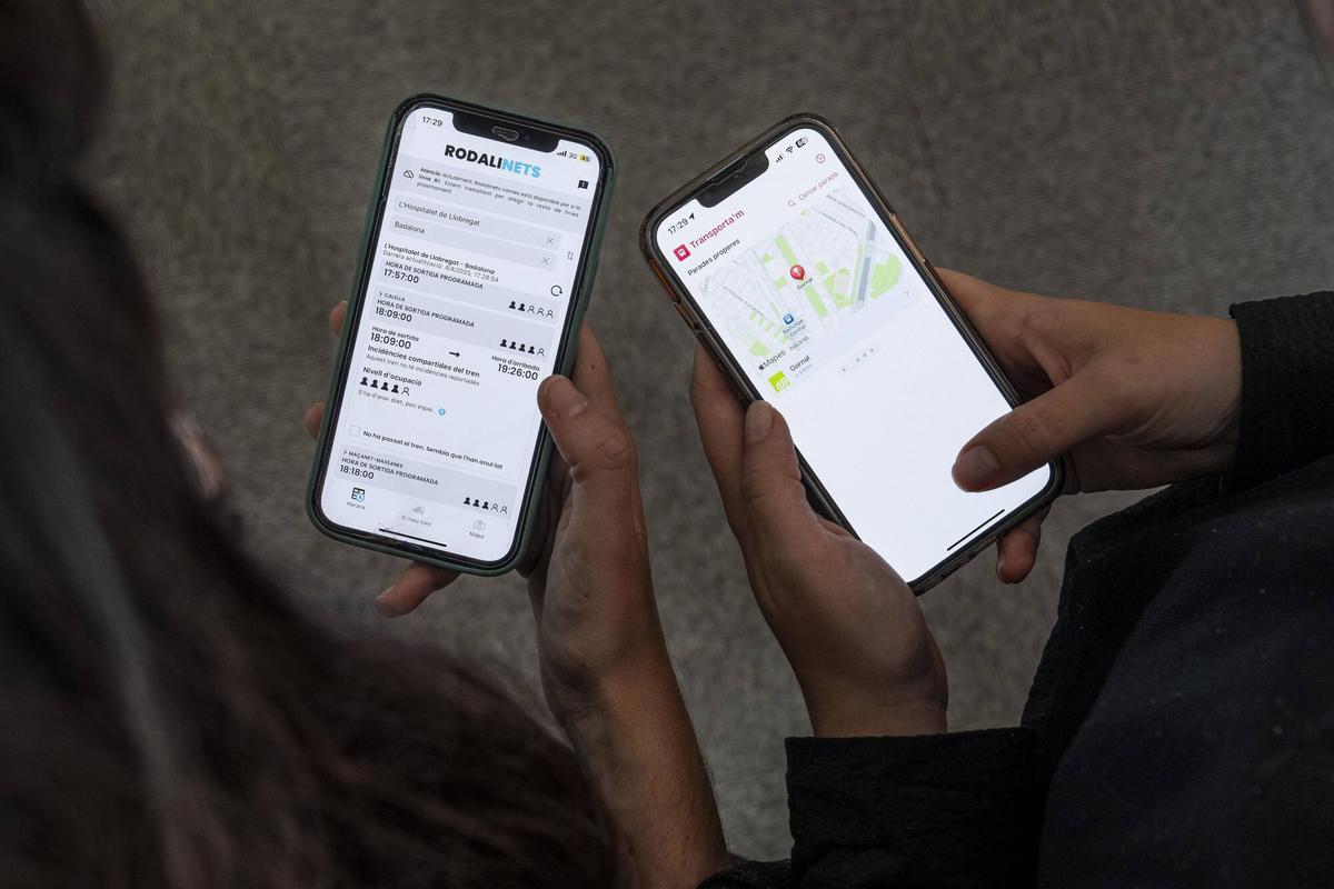 Dos 'apps' de Rodalies alternativas a las oficiales de Renfe y Adif