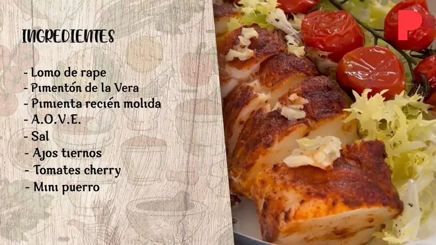 Rape alangostado, una receta de Rafuel