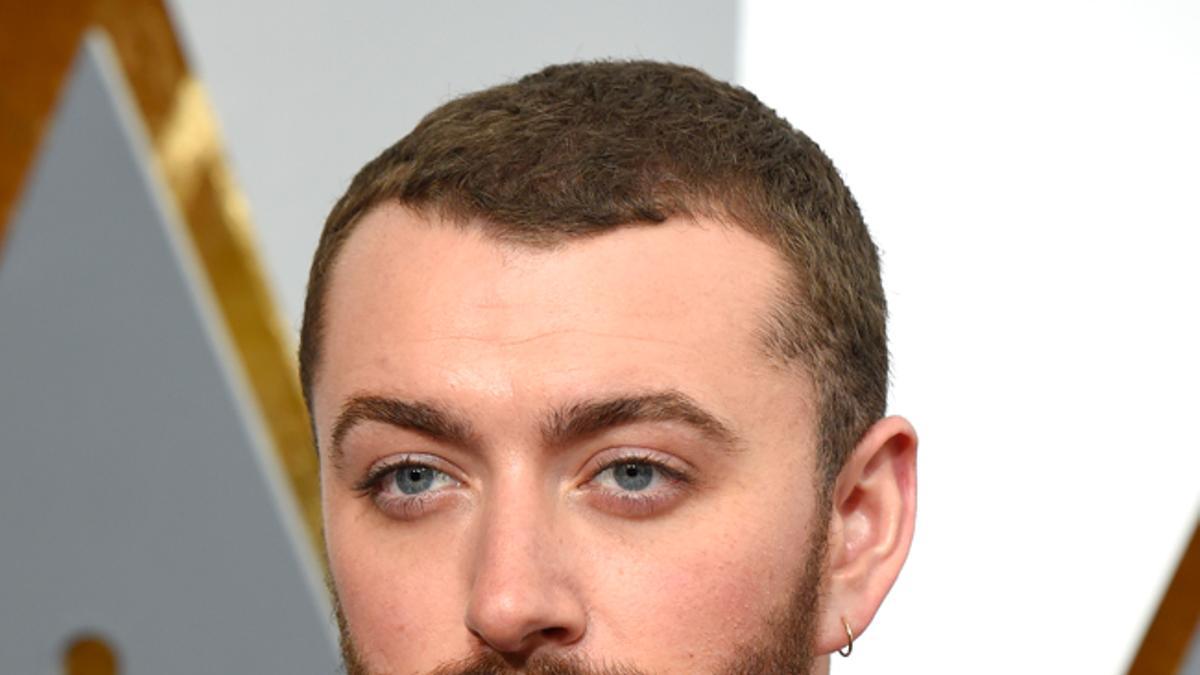 El cantante Sam Smith en la gala de los Oscar 2016