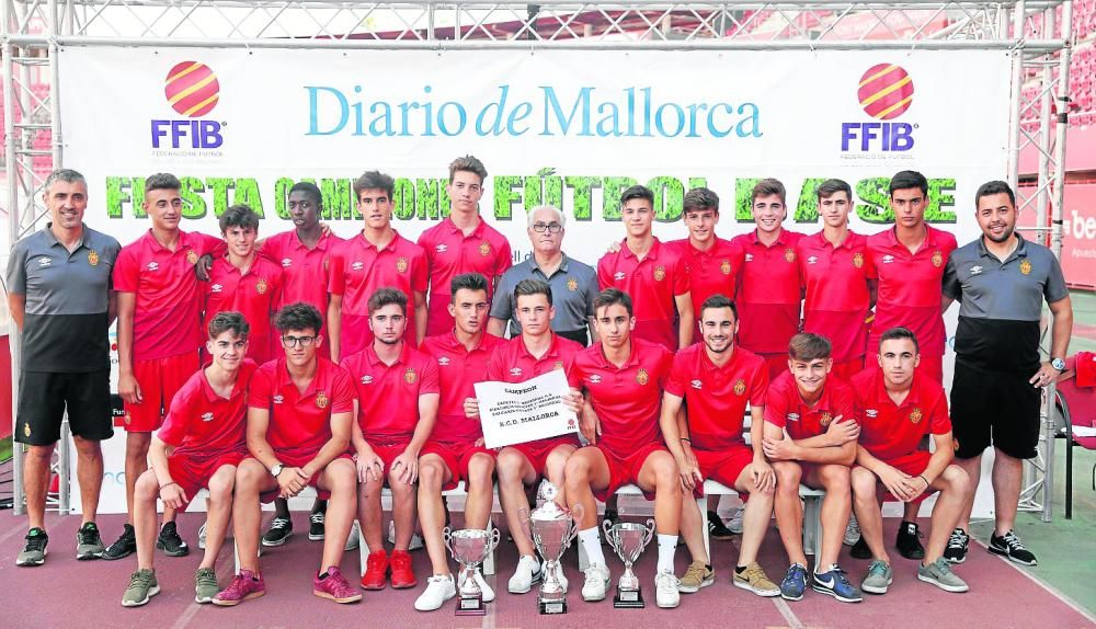 Campeón: Mallorca. Cadete Primera Liga A, Mallorca y Baleares