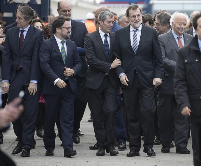 inauguración del puerto de granadilla por el ...