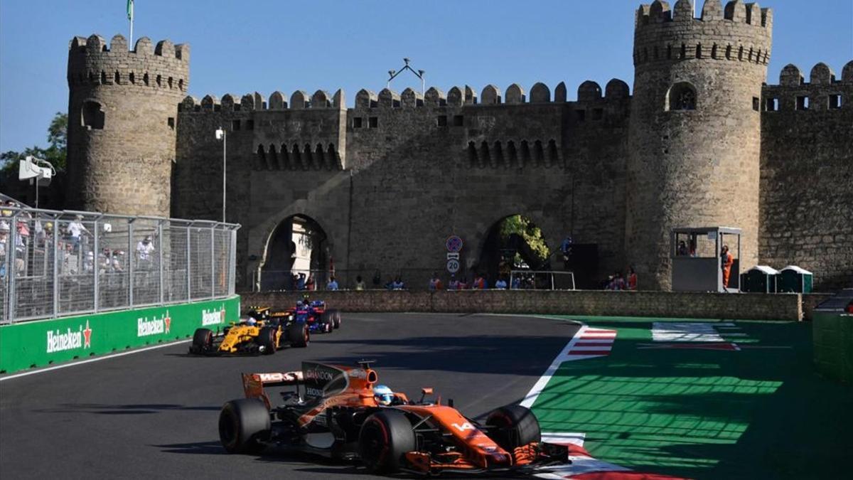 Alonso logró su mejor resultado de la temporada en Baku
