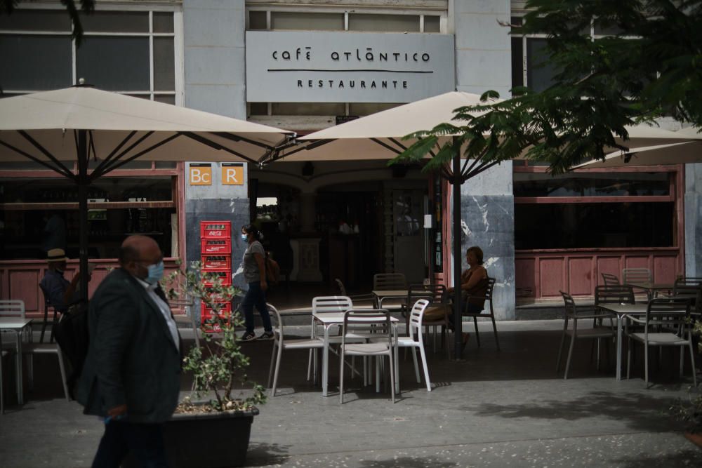 Terraza del Café Atlántico.