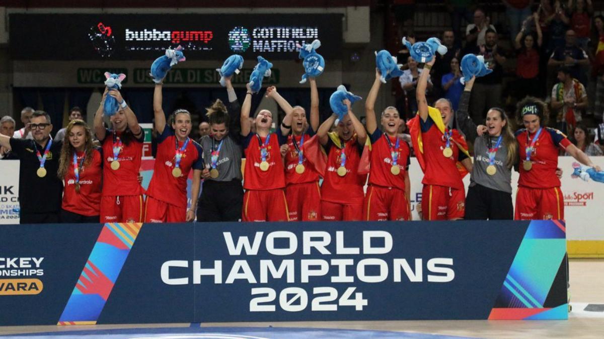 El hockey patines femenino, cinco oros mundiales en los últimos 21 años