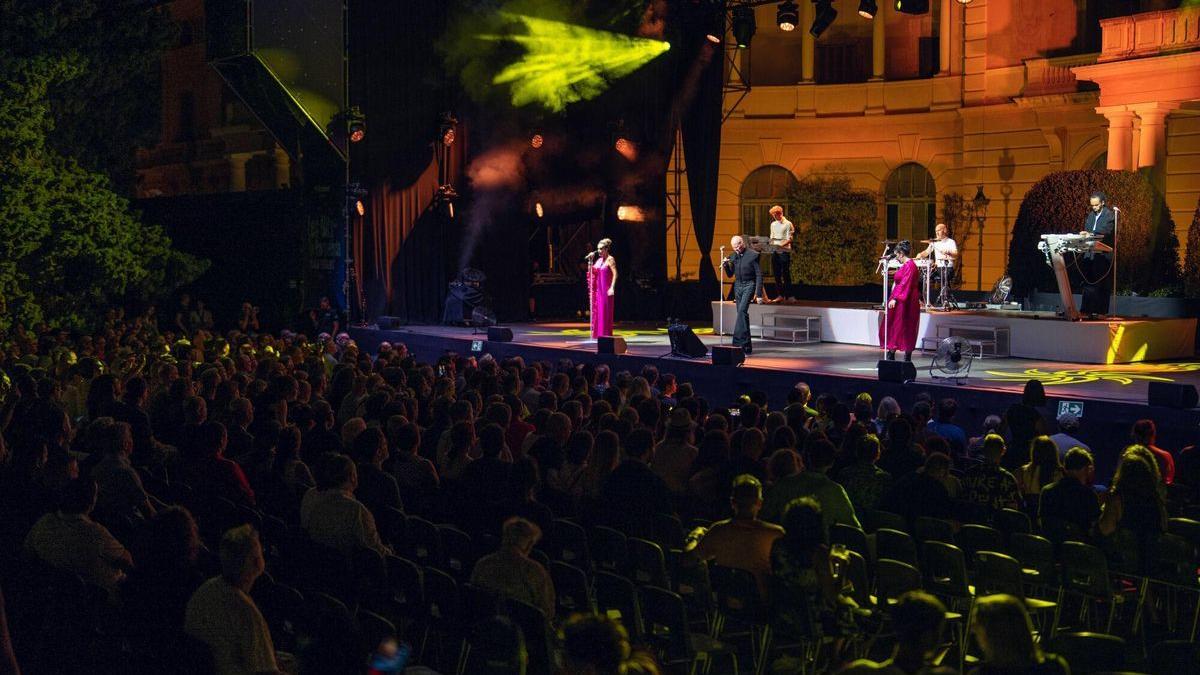 Concierto de The Human League, en Les Nits de Barcelona.