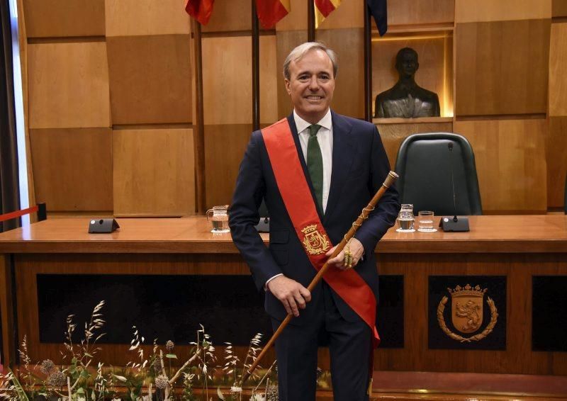 Toma de posesión de Jorge Azcón como alcalde de Zaragoza